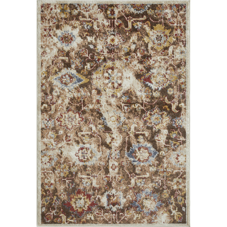 Raashi Washable Abstract Indoor Rug