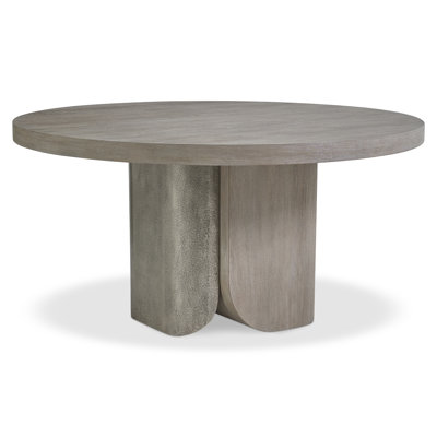 Round Mahogany Wood Dining Table