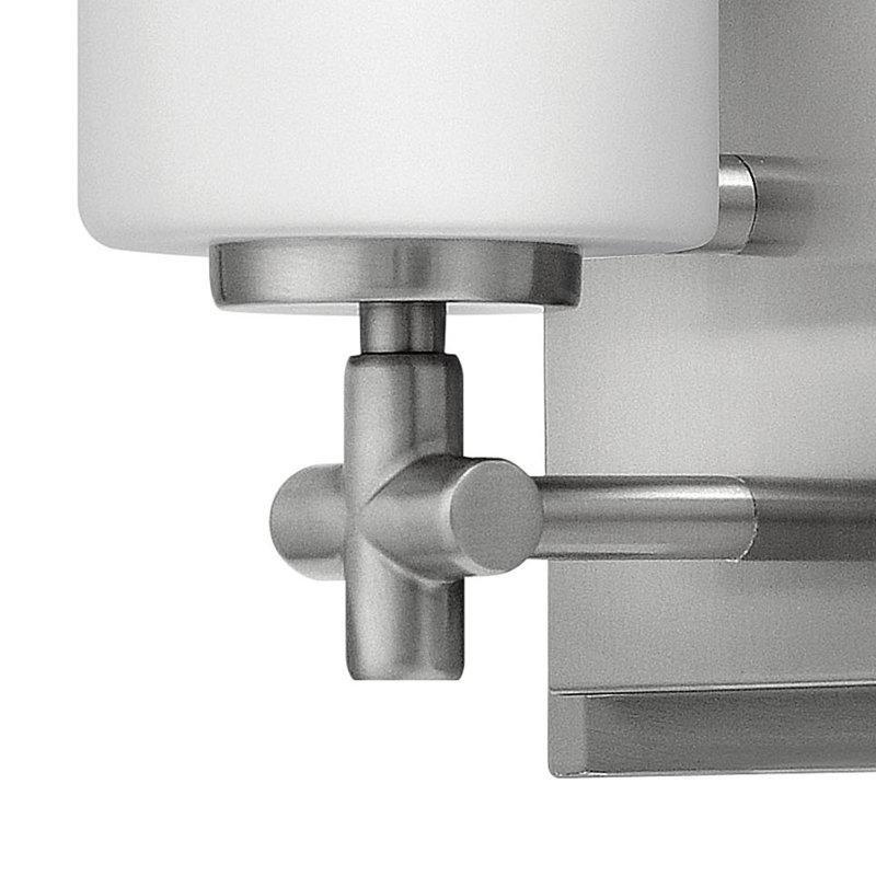 Laurel 1-Light Dimmable Bath Sconce, Brushed Nickel