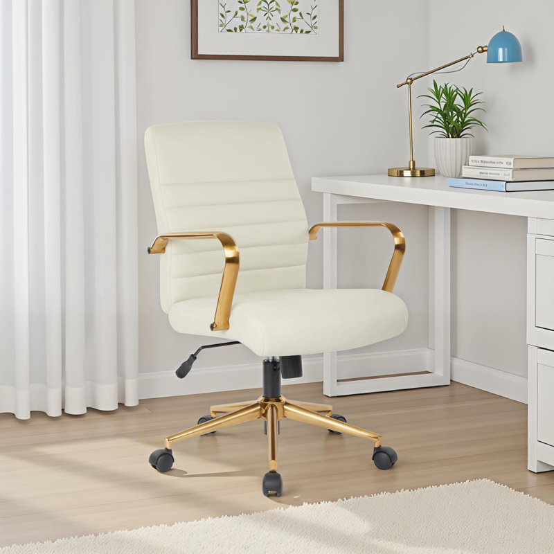 Chaise de travail Turbeville, Crème