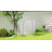 6.6' x 2.5' x 5.6' Lean-to Small Greenhouse for Outdoors, Portable Greenhouse with UV-resistant PE Cover, Walk-in Green House with Roll-up Door and Mesh Windows-107770348