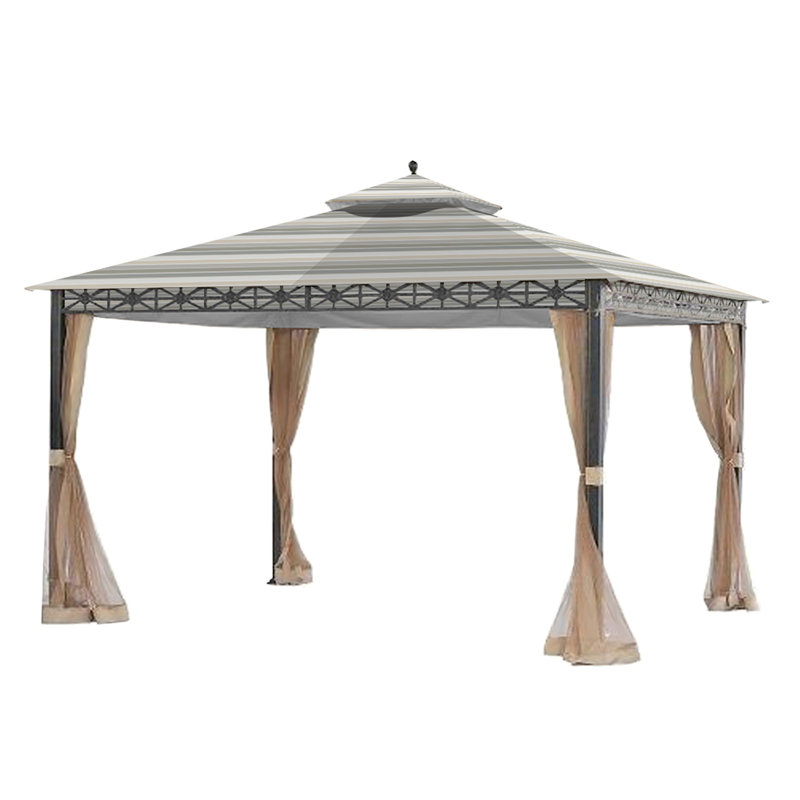 Garden Winds Beige Fabric Replacement Canopy for Gazebo