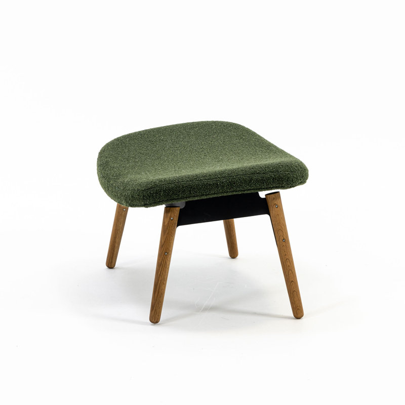 Ella Ottoman, Moss Rayon/Viscose, Oak