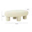 Discus Cream Ottoman