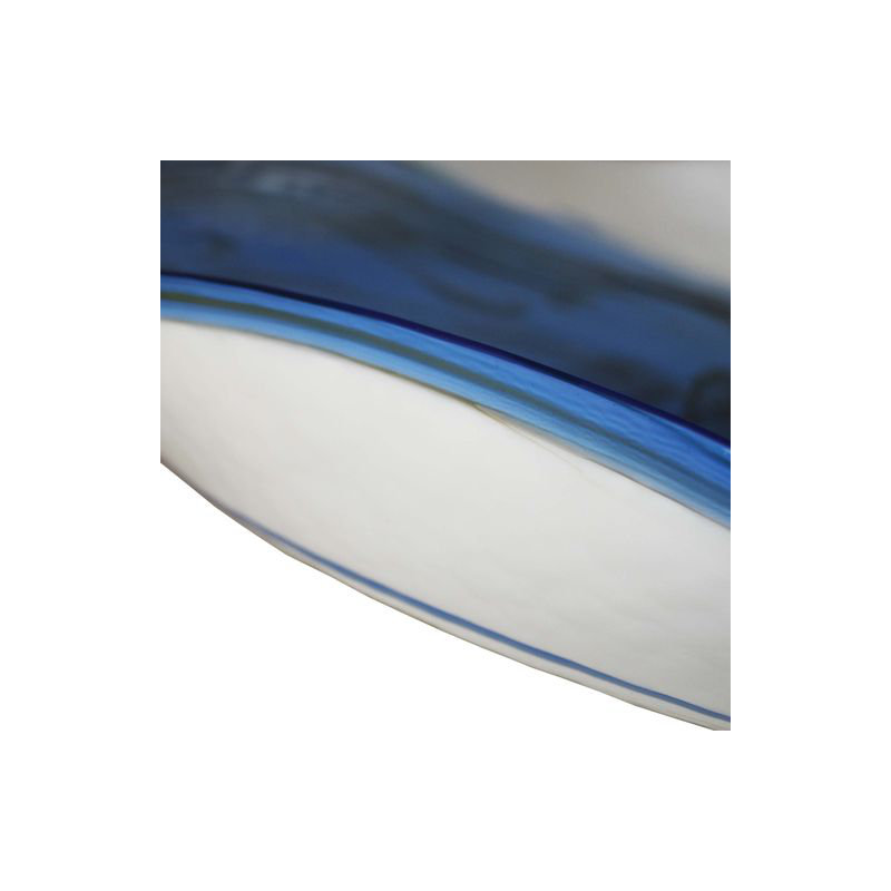 Murano Glass Specialty Vessel Bathroom Sink, Marina