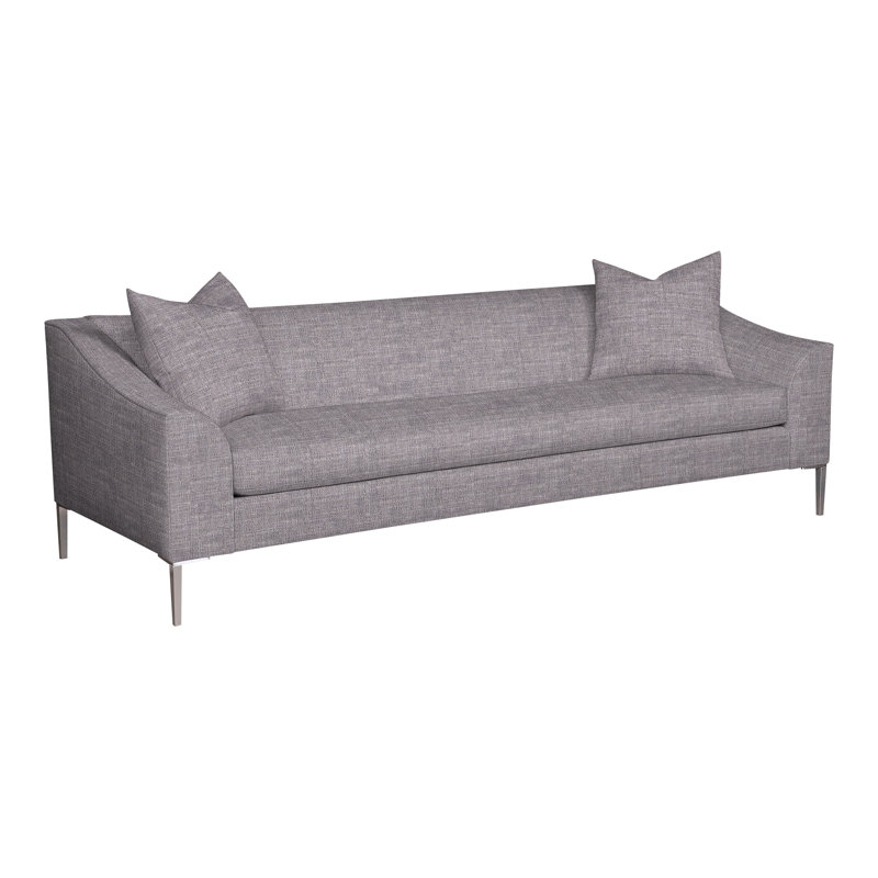 Tess Bench Seat Sofa, Nomad Slate Crypton® Chenille
