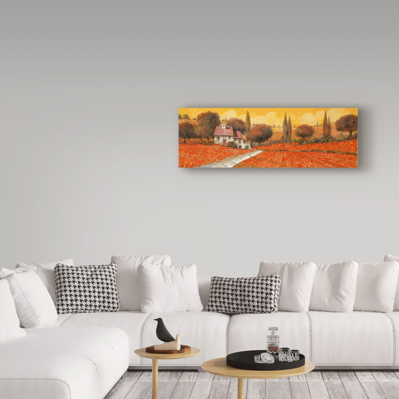 Darlee «Fuoco di Toscana», reproduction de peinture acrylique sur toile, H 2 po x l 19 po x P 2 po