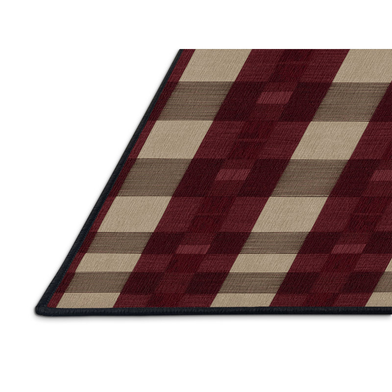 Tapis botanique lavable à la machine, Rond 8 pi