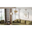 HOMCOM Crystal Chandelier Adjustable Height 4-Light E14 Base Silver Tone-111410161