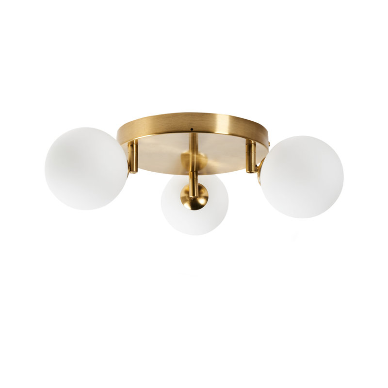 MAVILLA 3 - Light Brass Geometric Pendant