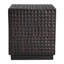 Table d'appoint d'extérieur, cube de table de bout de patio, table basse cannelée MGO pour l'extérieur, jardin, cour, table d'appoint au bord de la piscine, cuivre antique