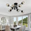 Lustre spoutnik en verre 6 lumières-279664402-279664405
