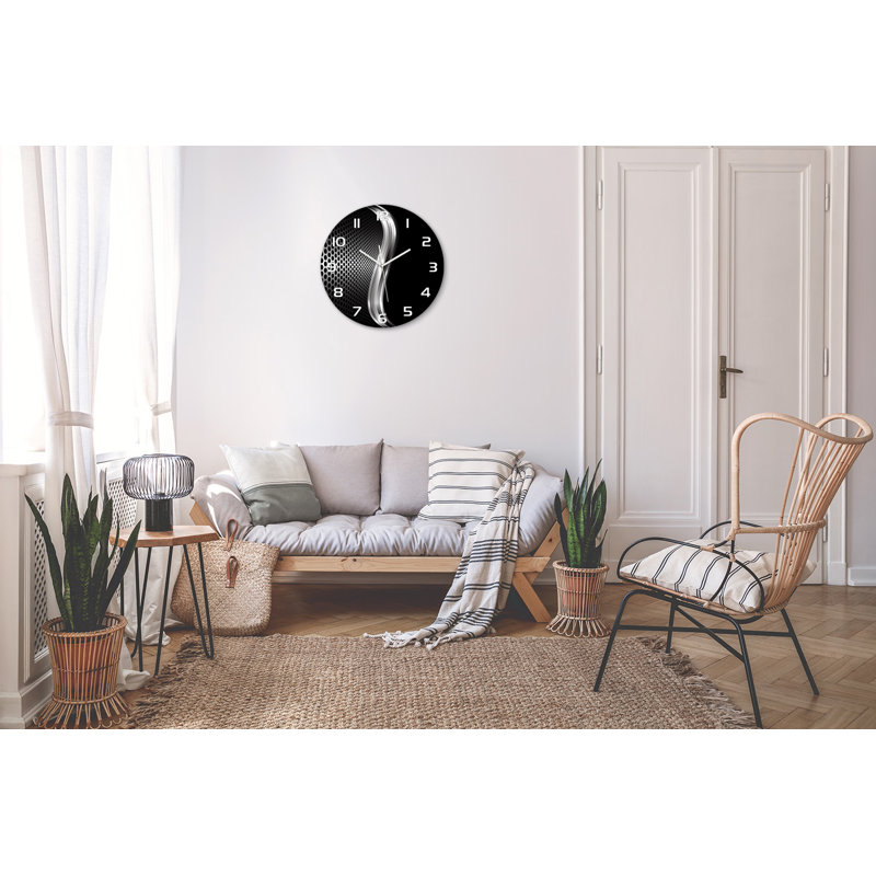 Jex Glass Wall Clock