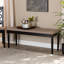 Polyester Blend Upholstered Bench-1615121030-1615121025