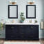 Quen 72" Freestanding Double Basin Vanity Set with Cabinet, Vanity Tops-116958854-116958849-117376846