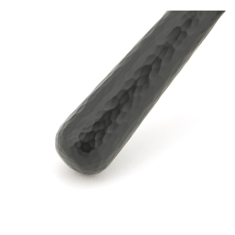 Hammered Newbury Lock Door Handle, Aged Bronze