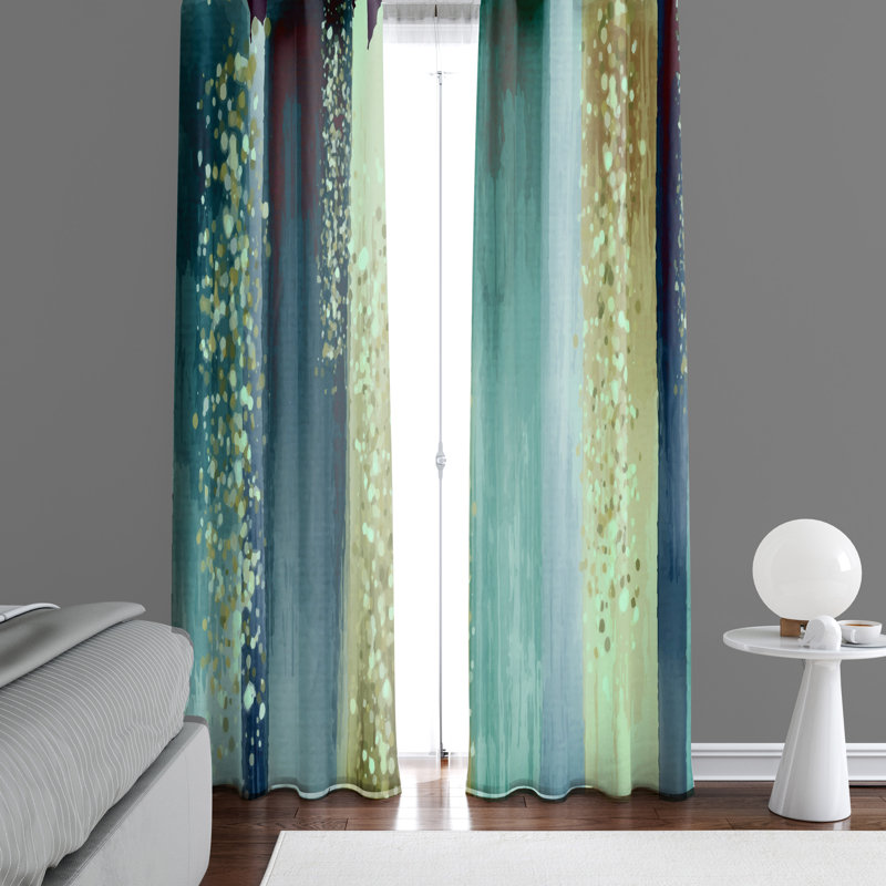 Semi Sheer Curtain Panel Pair, 20" W x 82" L