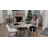 47'' Round Dining Table for 4-6, Farmhouse Dining Room Table, Round Dinner Table with Storage Shelf for Dining Room, Kitchen, Living Room, Black-1238081386