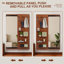 Miroir mural pleine longueur, conception multifonctionnelle pour une décoration intérieure élégante et peu encombrante-117805653