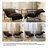 Upholstered Modern Metal Framed Brown Polyester Blend Sling Accent Chair-1888687083