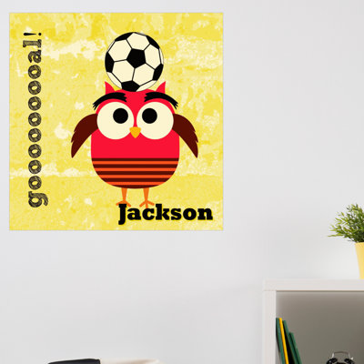 Décalcomanie murale personnalisée dancer hibou