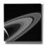  «Saturn-lit Tethys» par la NASA, art mural sur toile, 18 po x 18 po