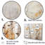 Beauté de bouleau argenté beige sur toile-97042470-97042469