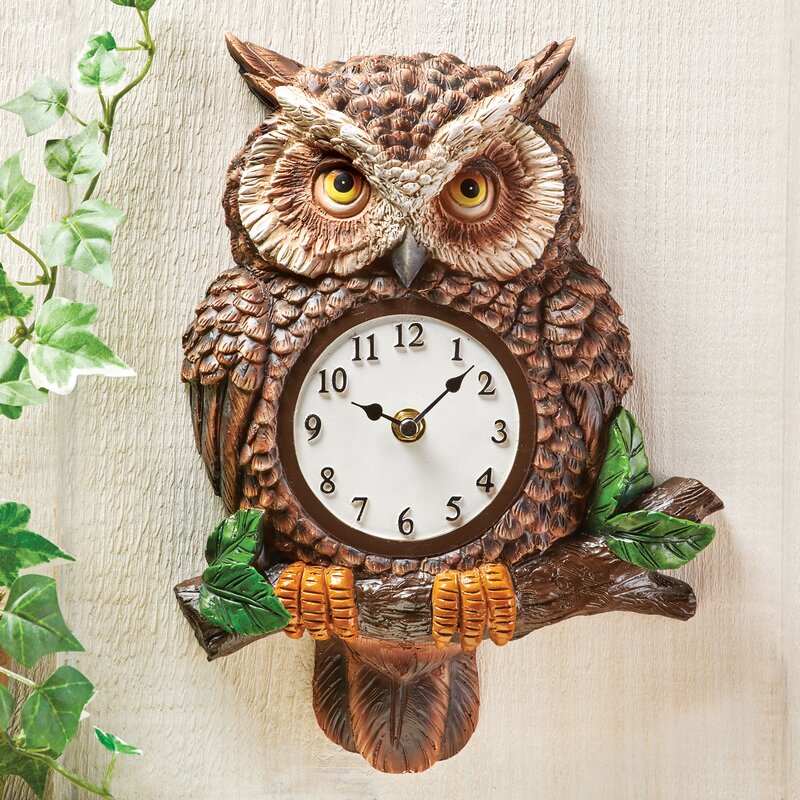 Owl wall clock - Warford Wall Clock