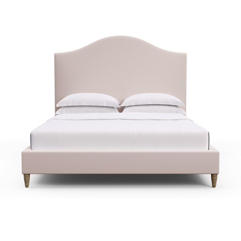 Montague Upholstered Standard Storage Bed, Twin, Crushed Velvet Graphite, Weathered