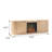 Dragelin Modern Reeded Fireplace TV Stand-100940192-103484734