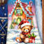 Gingerbread House Santa Wood Carved Masterpiece Figurine By G. Debrekht