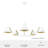 Grove Isle 5 - Light Unique Geometric Chandelier-58926018