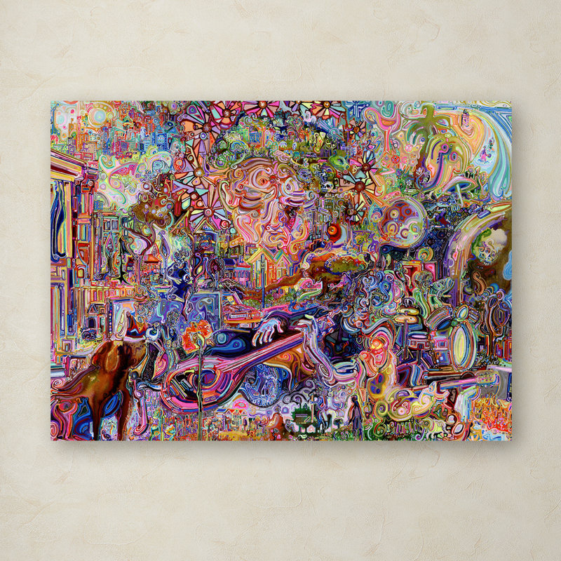 « daydream », reproduction sur toile tendue, H 14 po x l 19 po