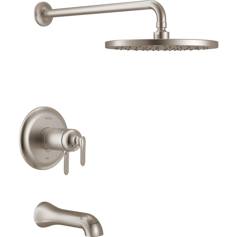 17T Series Tub Shower Trim, Lumicoat Stainless