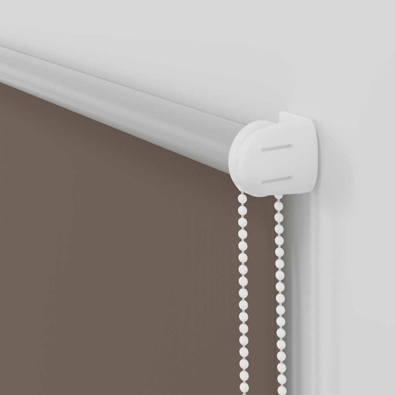 Room Darkening Roll-Up Blind, 100cm W x 230cm L, Coffee