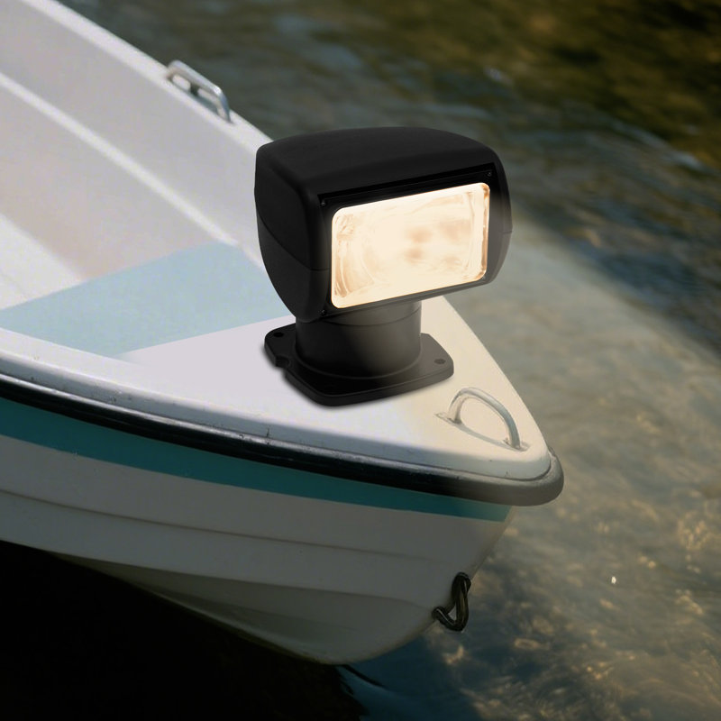 Projecteur de bateau 12V avec télécommande 100W