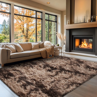 Area Rugs for Bedroom Living Room, Fluffy Fuzzy Shag Shaggy Soft Plush Carpet, Indoor Floor  Rug for  Decor Aesthetic