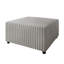 Repose-pieds en velours gris clair-1647830019