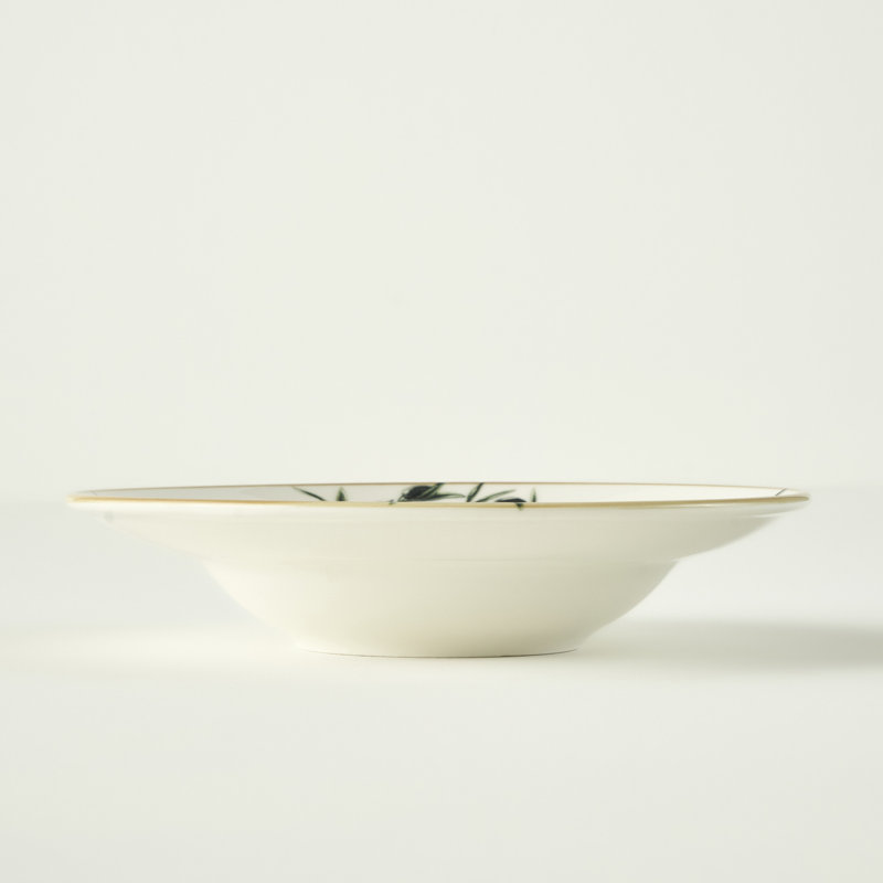 Bol à pâtes en porcelaine olive