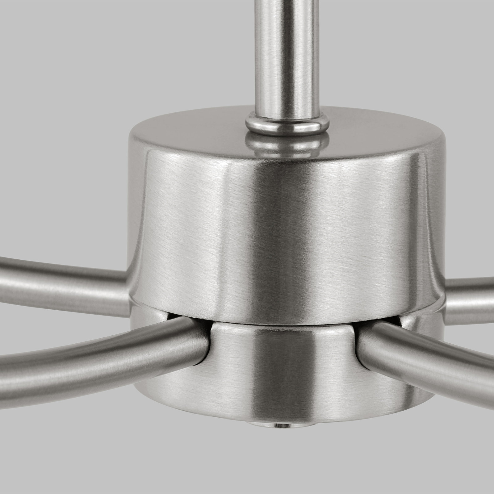 Kendrey 5-Light Metal Candle-Style Chandelier , Brushed Nickel