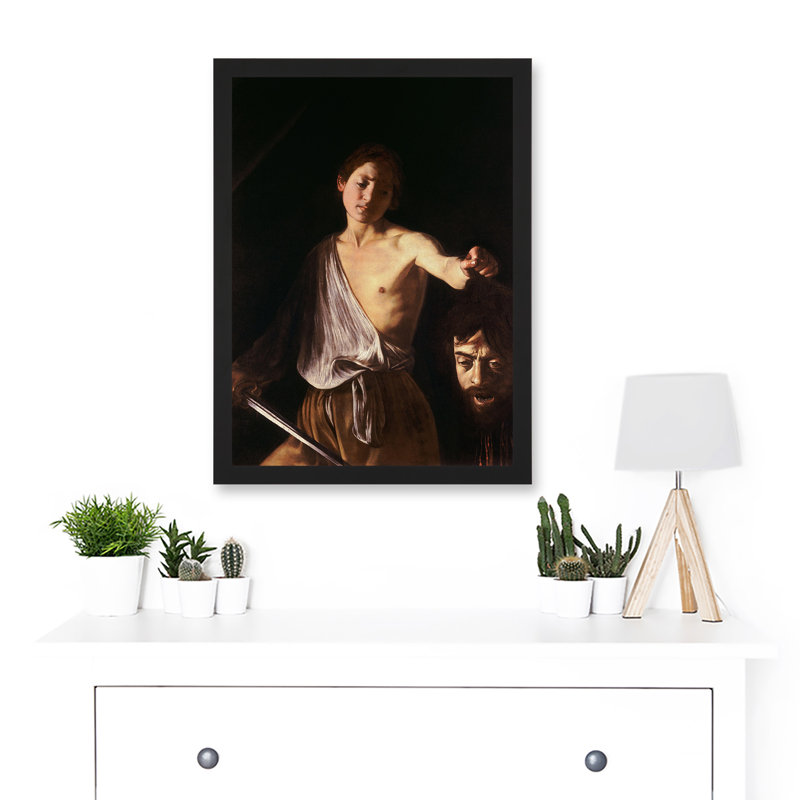 Caravaggio 1610 David With Head Goliath - Single Picture Frame Print