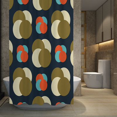 Jorah Geometric Single Shower Curtain