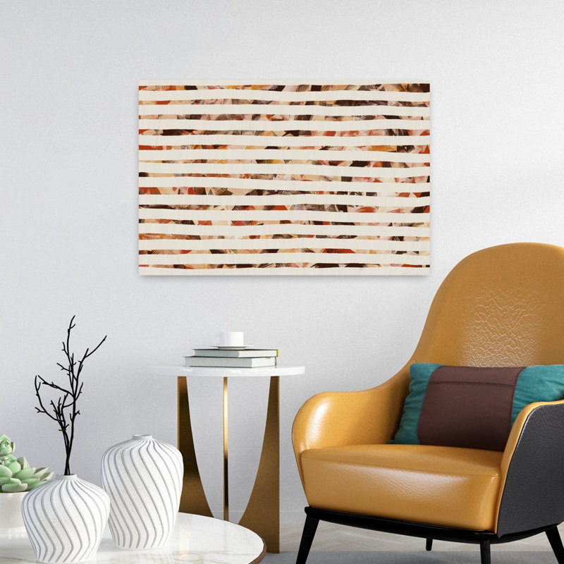 Art contemporain contemporain abstrait, H 16 po x l 24 po