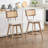 Winston Swivel Upholstered 26.2'' Counter Stool with Rattan Cane Back and Solid Wood Frame-1755677448