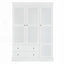 Armoire 3 portes avec 2 tiroirs