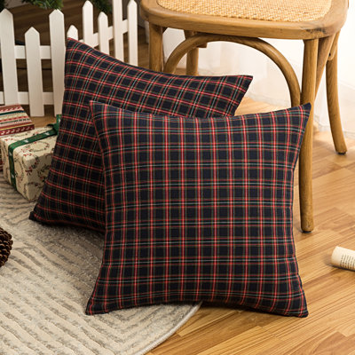 Housse de coussin rectangulaire 100% coton