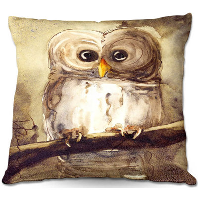 Couch Redbird Cottage Owl Throw Pillow