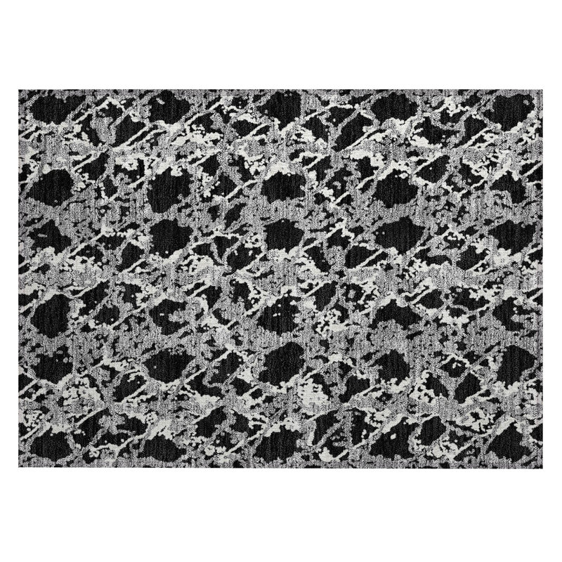 Aquaisha Abstract Indoor / Outdoor Rug, Rectangle 1'8" x 2'6"