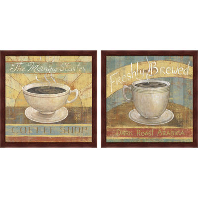" Fresh Brew I & II " by Daphne Brissonnet 2 - Pieces