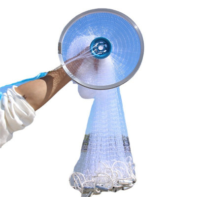 net product Hand Throwing Fishing Easy Throwing Fishing Aluminum Ring Fishing Hand Spinning Fishing Disc Hand Throwing Fishing Large Fishing